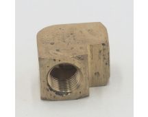 Brass parker 90 degree extruded elbow 1/8" female to female pipe fitting