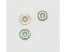 Stainless steel metric nut 6mm flang