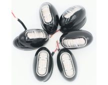 Amber/Red Led Marker Lamps - Pkt 6